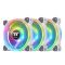 Riing Trio 12 RGB水冷排风扇TT Premium顶级版-三颗风扇包装- 白色