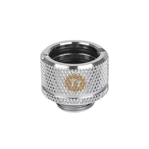 Pacific G1/4 PETG Tube 5/8” (16mm) OD Adapter - Chrome