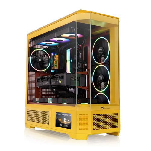 光透 View 600 TG 奶油焦糖高直立式机箱