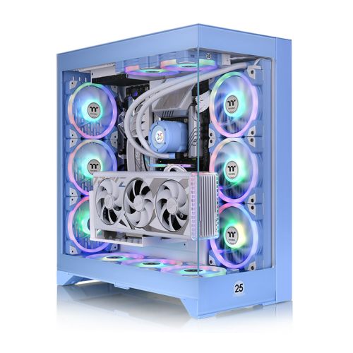 CTE E600 MX 绣球花蓝中直立式机箱