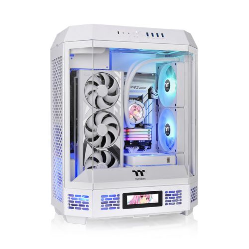 透视The Tower 600 中直立式机箱 雪白版