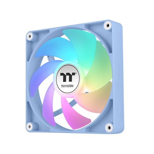 CT120 ARGB主板连动系统散热风扇 (双颗包) – 绣球花蓝