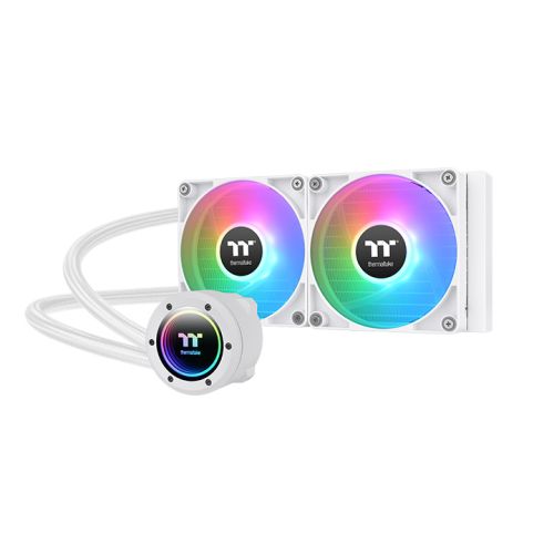 TH240 V2 ARGB Sync主板连动版一体式水冷散热器 – 雪白版