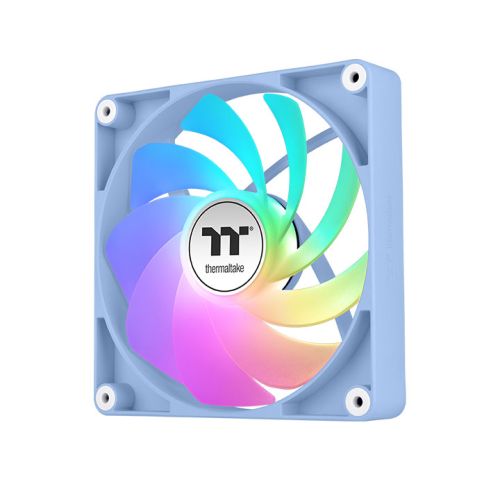 CT120 反转扇叶ARGB主板连动系统散热风扇 (双颗包) – 绣球花蓝