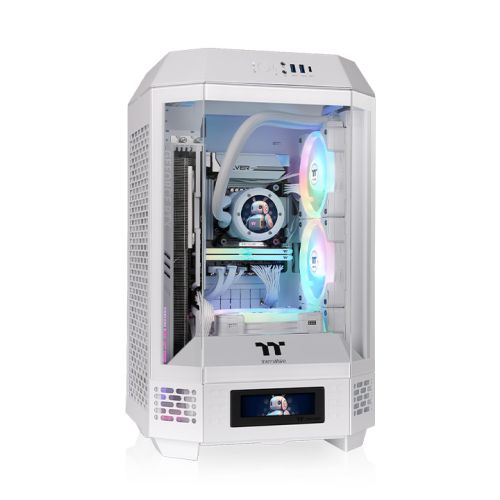 透视 The Tower 250 迷你机箱 雪白版