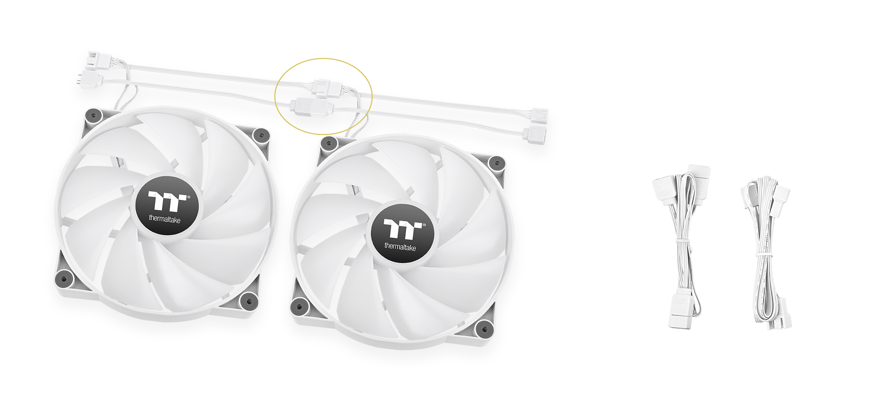 CT200 ARGB Cooling Fan cable integration to reduce clutter