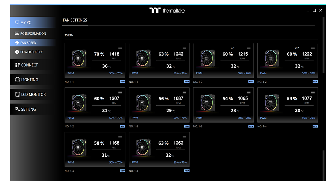Fan Speed Control with TT RGB PLUS 3.0