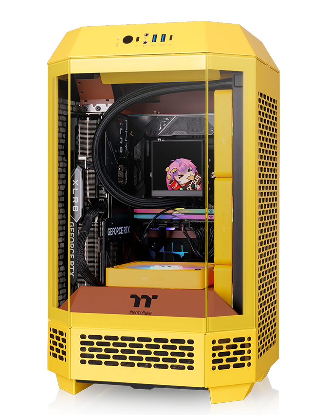 The Tower 250 retains the iconic contours with a vertical design The Tower 250 Mini Tower Chassis