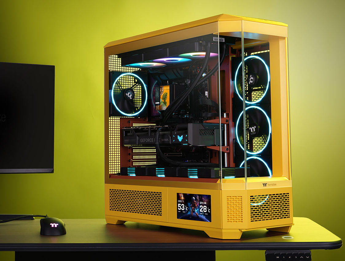 Four Tempered Glass Panels for Maximum Visibility